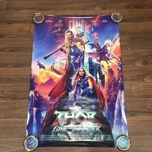 Thor Love and Thunder 27"x40" Authentic Theatre Movie Poster Advance DS Canada